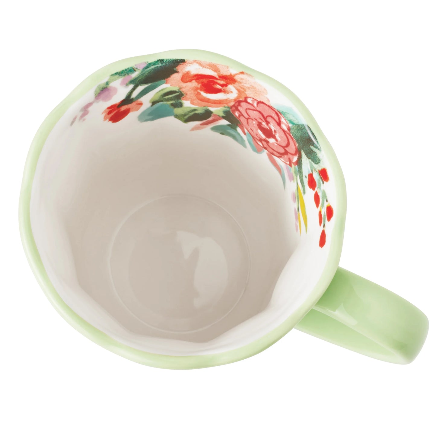 Painted Meadow 16-Ounce Ceramic Mugs, Set of 4