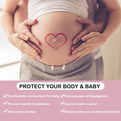 Maternity Belly Band for Pregnancy Belly Support Belt 3 in 1 Belly Brace Bands for Pregnant Women Back/Pelvic Pain Relief Care Adjustable